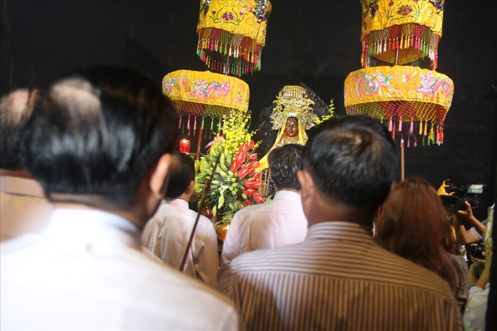 Lễ hội Tháp Bà được tổ chức hàng năm với 4 nghi lễ truyền thống theo phong tục của đồng bào Chăm. Ảnh: P.Linh