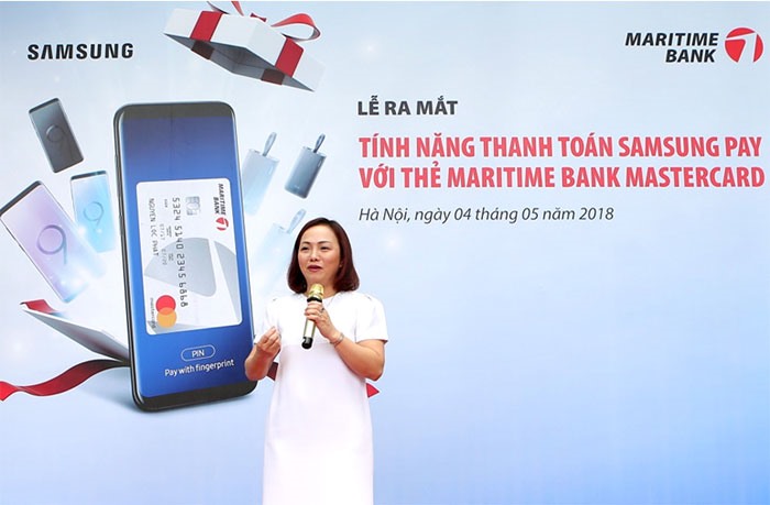 Theo bà Đặng Tuyết Dung – Tổng giám đốc Ngân hàng Bán lẻ Maritime Bank, việc phát triển và đầu tư vào công nghệ để mang đến những giải pháp thanh toán thông minh như M-QR, Samsung Pay… là một trong những chiến lược quan trọng của Maritime Bank