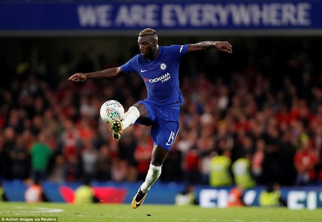 Tiền vệ Bakayoko của Chelsea. Ảnh: Reuters