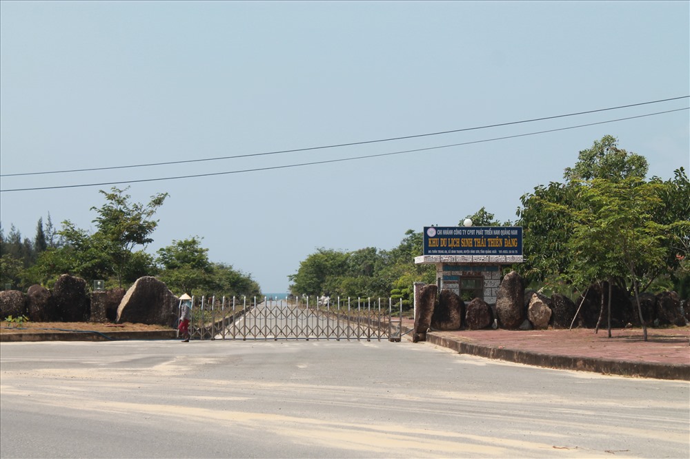 Giai đoạn 1 của Dự án Khu du lịch sinh thái Thiên Đàng tại xã Bình Thạnh, huyện Bình Sơn (Quảng Ngãi) hoàn thành vào năm 2007. Ảnh. N.O