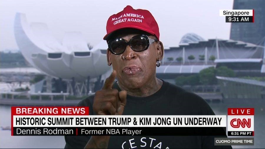 Dennis Rodman. Ảnh: CNN
