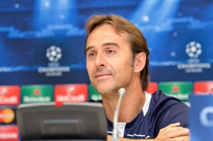 Julen Lopetegui sẽ là người ngồi ghế chỉ đạo tại sân Bernabeu mùa tới. Ảnh: Champions League.