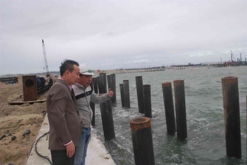 Chuyên gia khảo sát thực địa khu vực phát hiện tàu cổ đắm tại vùng biển Dung Quất. Ảnh: Bảo tàng lịch sử quốc gia