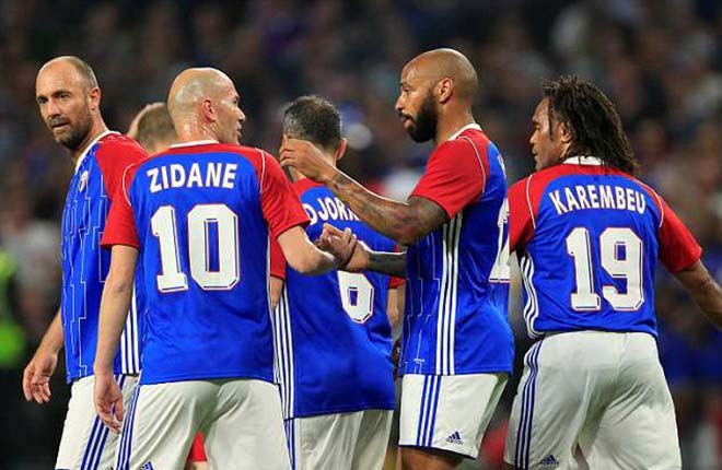 Zidane là ngôi sao sáng nhất trong trận đấu.