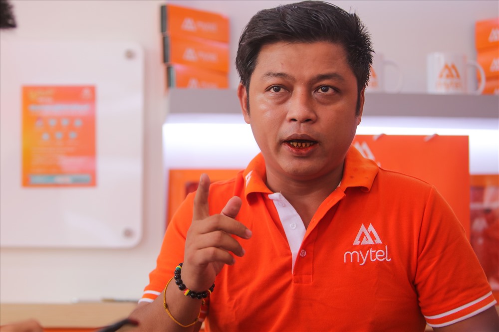 Anh Min Thu Ko Thet, quản lý vùng 3 trung tâm, 6 huyện của Mytel tại Mon có rất nhiều dự định khi chuyển sang làm việc cho Mytel
