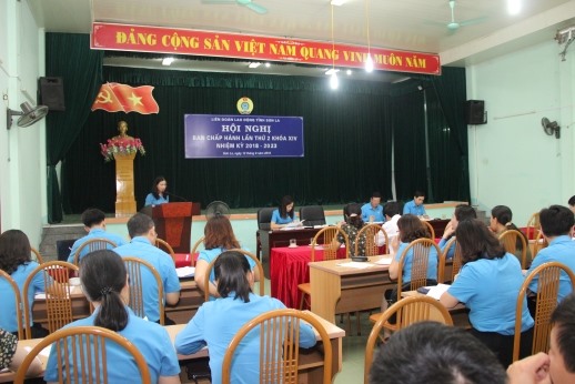 Hội nghị lần thứ 2 Ban Chấp hành LĐLĐ tỉnh Sơn La khóa XIV