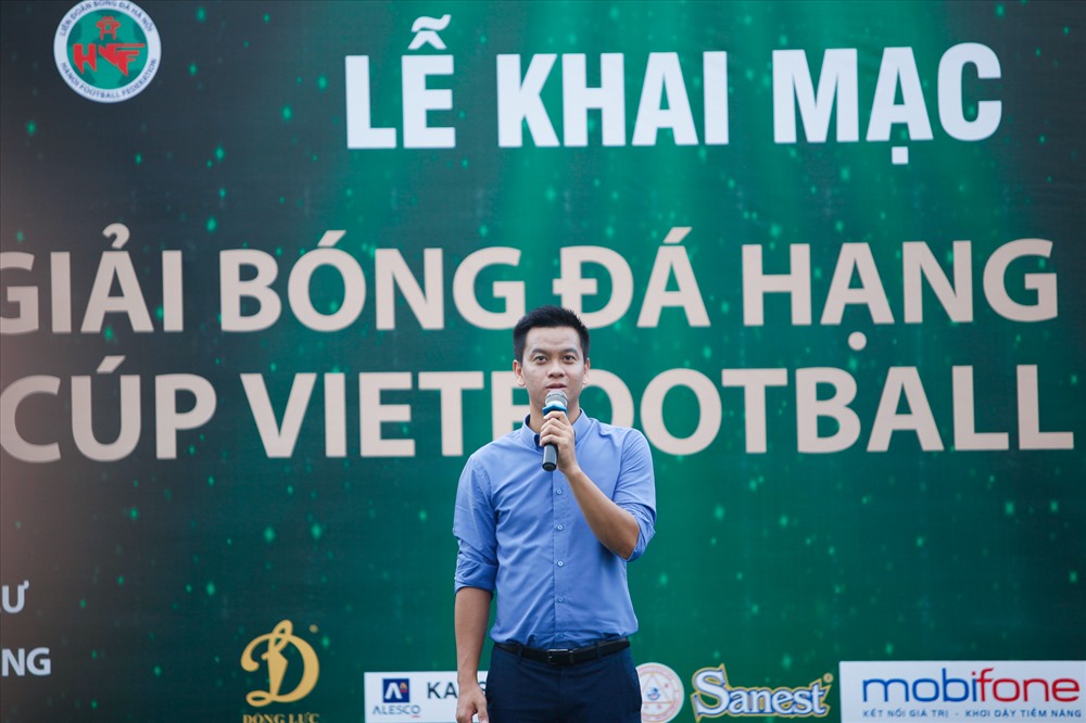 Ông Phạm Ngọc Tuấn - Trưởng BTC giải khai mạc giải đấu.