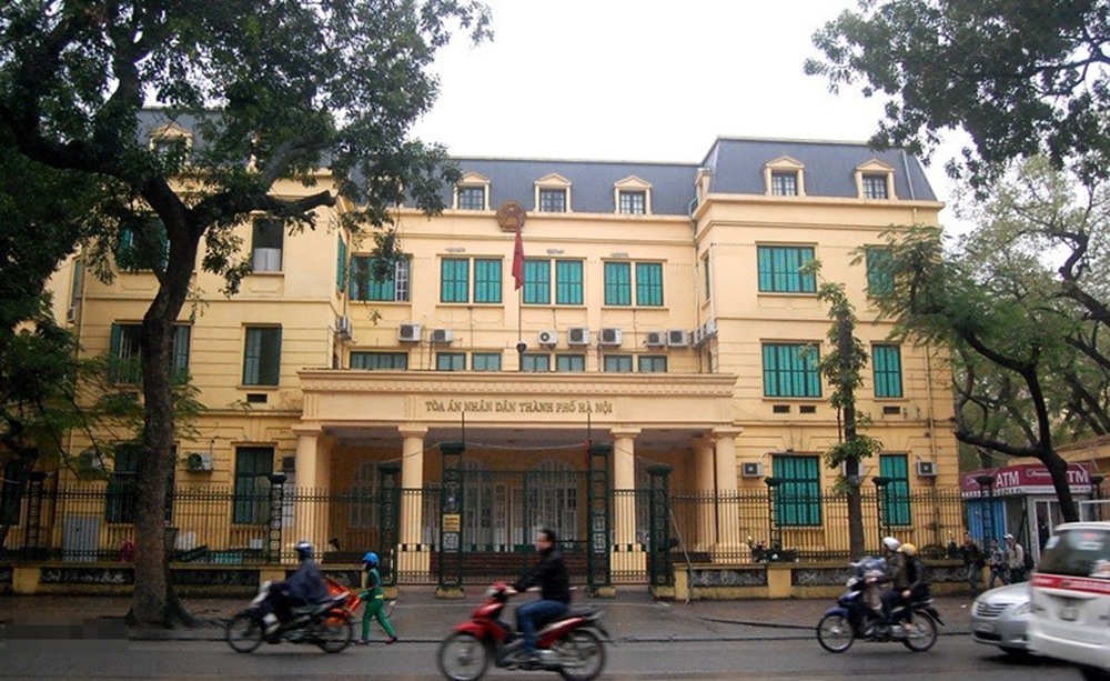 TAND TP Hà Nội, nơi diễn ra vụ xét xử.