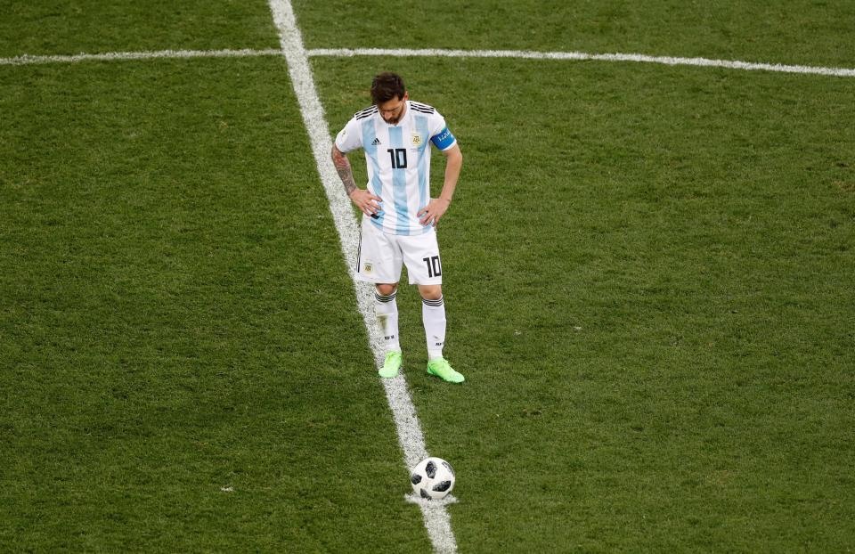 Sự bất lực của Messi