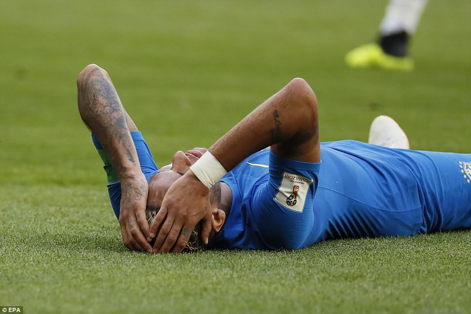 Neymar đã suýt chút nữa đã rơi vào bi kịch. Ảnh: Dailymail