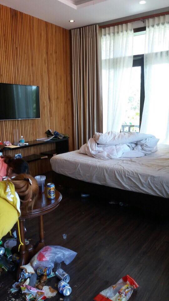 Hình ảnh được cho là chụp ở một khách sạn tại Đà Nẵng