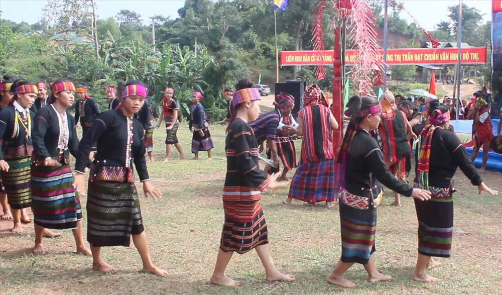 Lễ hội văn hóa của người đồng bào thiểu số tại huyện Hướng Hóa. Ảnh: Khánh Hưng.