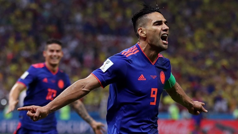 “mãnh hổ” Falcao cũng đã lên tiếng với bàn thắng nâng tỉ số lên 2-0 cho Colombia, đây cũng là bàn thắng đầu tiên của Falcao ở World Cup năm nay. Ảnh: FIFA