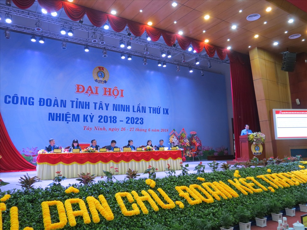 ĐH CĐ tỉnh Tây Ninh với tinh thần “Đổi mới - Dân chủ - Đoàn kết - Trách nhiệm”