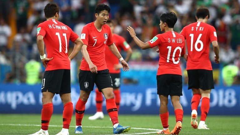 Son Heung-min và các đồng đội vẫn còn...1% hi vọng để đi tiếp. Ảnh: FIFA.