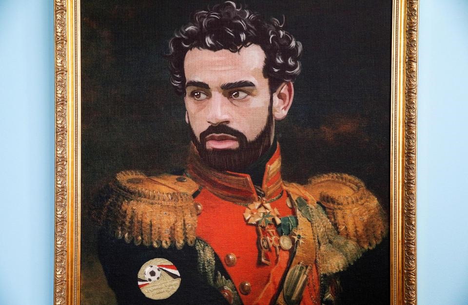 Tiền đạo Mohamed Salah của Ai Cập