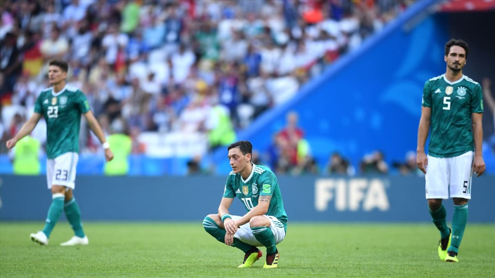Truyền thông Đức gọi trận thua này là nỗi ô nhục chưa từng có trong lịch sử bóng đá Đức. Ảnh: FIFA