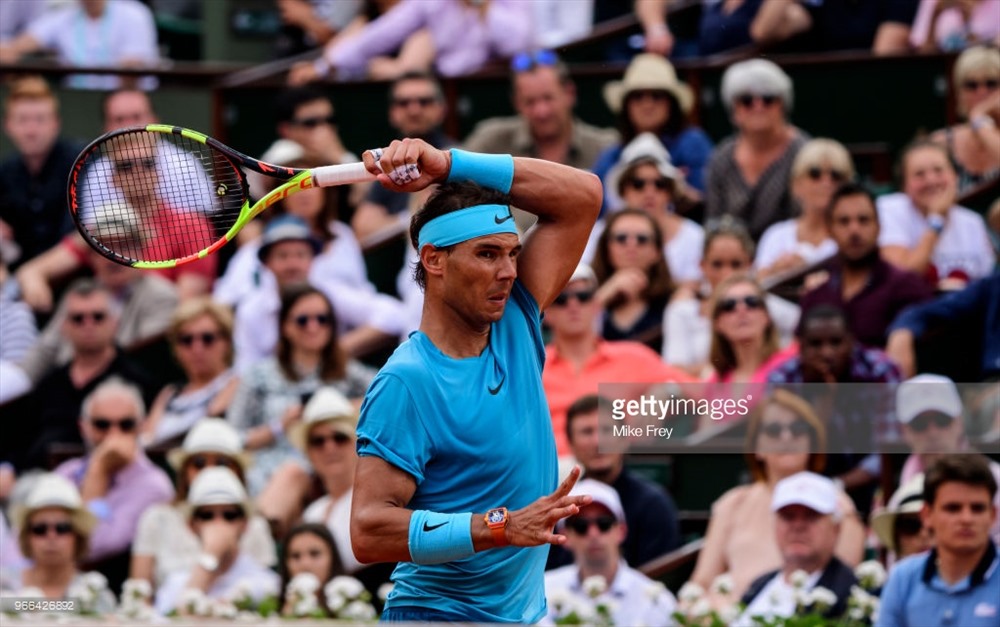 Nadal tiếp tục có chiến thắng dễ thở tại vòng 3 Roland Garros. Ảnh: Getty.