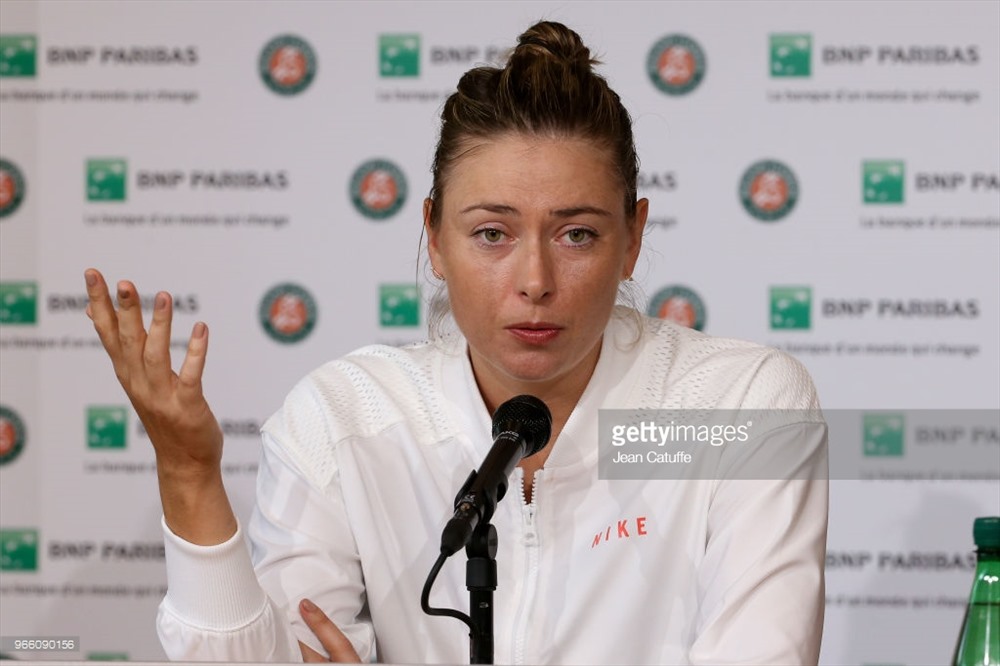 Masha đã bắt nhịp trở lại tại Roland Garros 2018. Ảnh: Getty.