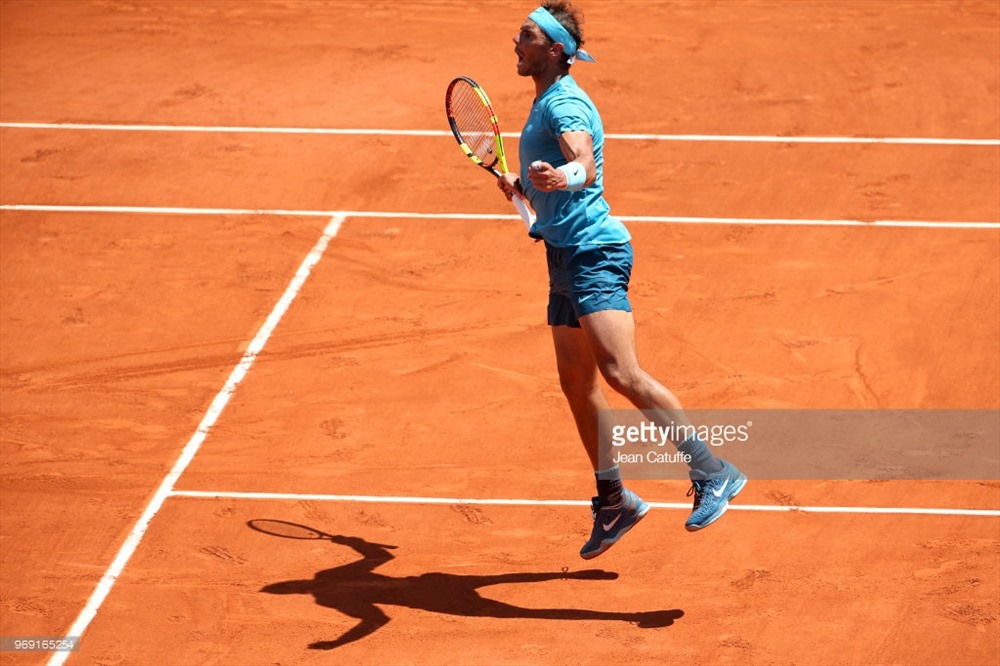 Nadal thắng nhanh set 2. Ảnh: Getty.