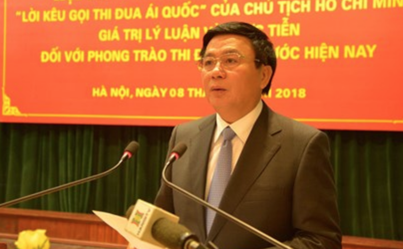 Bí thư Trung ương Đảng, Chủ tịch Hội đồng Lý luận Trung ương, Giám đốc Học viện chính trị quốc gia Hồ Chí Minh Nguyễn Xuân Thắng 