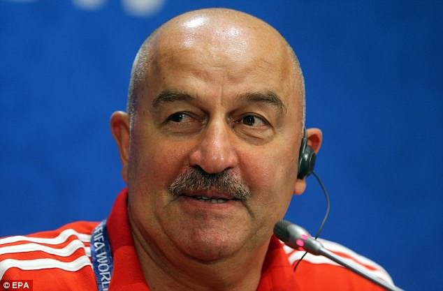 HLV Stanislav Cherchesov. Ảnh: EPA.