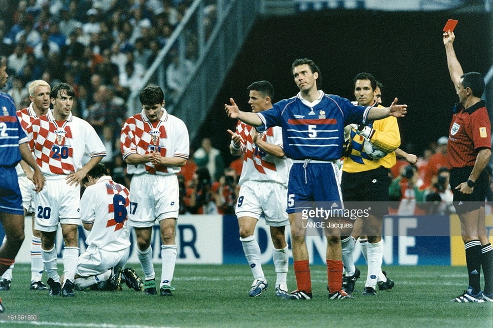 Pháp vs Croatia tại bán kết World Cup 1998.