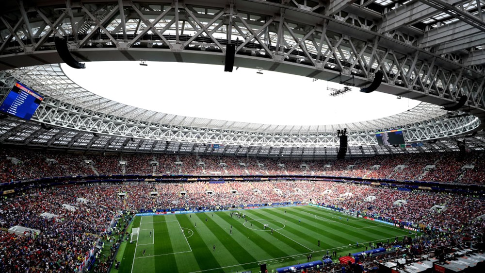 SVĐ Luzhniki, nơi sẽ diễn ra trận chung kết World Cup 2018 giữa ĐT Pháp và Croatia. Ảnh: FIFA