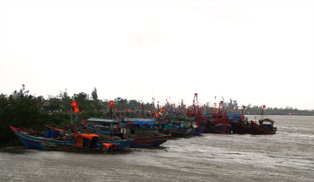 Tàu thuyền ngư dân Nghệ An và ngoại tỉnh đã về bờ neo đậu an toàn
