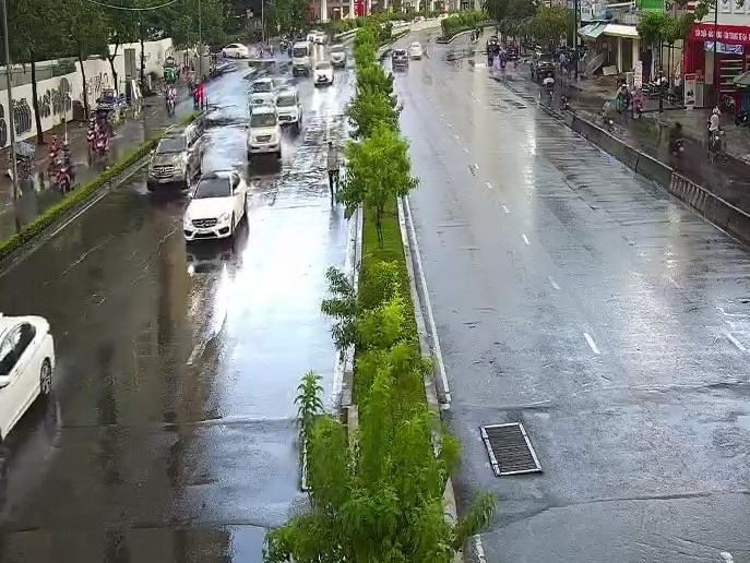 “Siêu máy bơm” giải quyết ngập cho đường Nguyễn Hữu Cảnh hàng chục lần. Ảnh: T.S