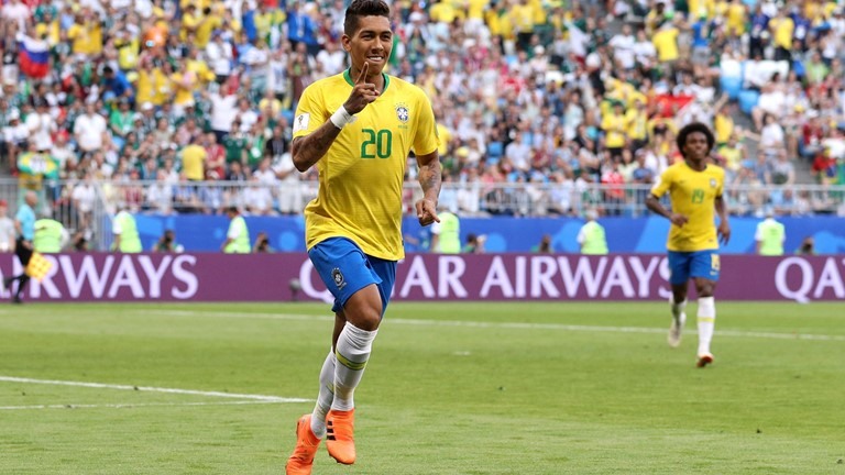 Firmino là người ấn định chiến thắng 2-0 cho Brazil. Ảnh: FIFA