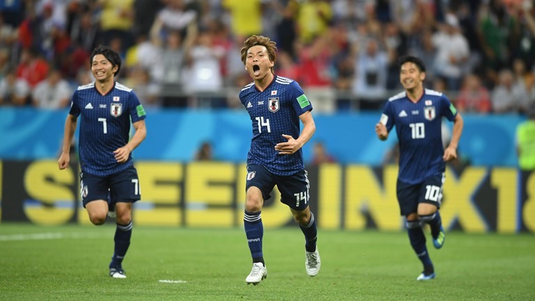 Nhật Bản có được hai bàn thắng liện tiếp đầu hiệp 2. Ảnh: FIFA