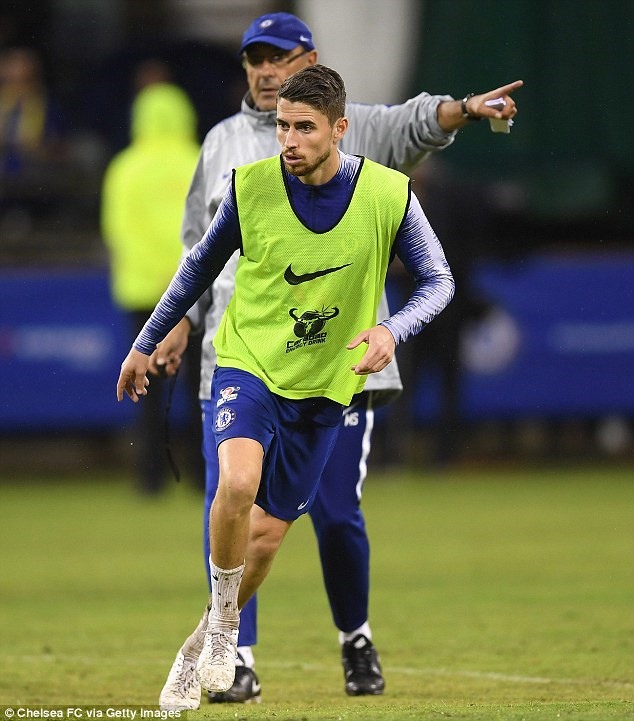 Jorginho là tân binh duy nhất của Chelsea ở kì chuyển nhượng hè 2018 cho tới lúc này. Ảnh: Getty Images.