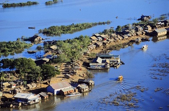 Biển Hồ Campuchia (Tonle Sap). Ảnh: dulichcambodia