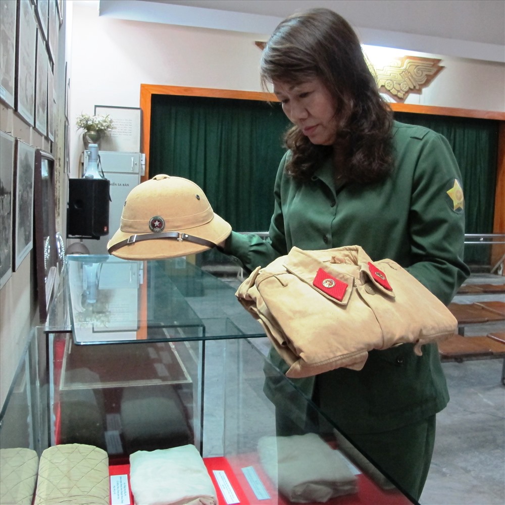 Hầu hết các kỷ vật lưu giữ tại Ngã ba Đồng Lộc gắn với những chuổi ngày sưu tầm của chị Yến.  