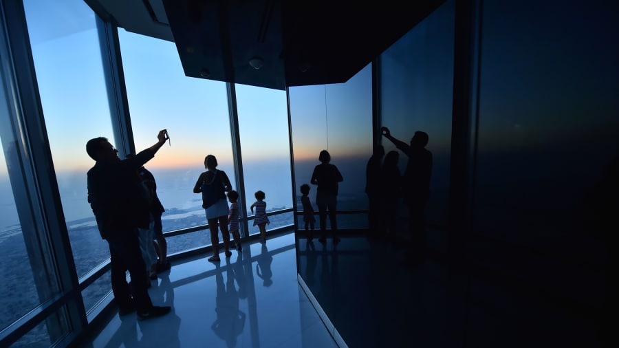 Tầng quan sát ngoài trời cao nhất thế giới. Ảnh: CNN Travel