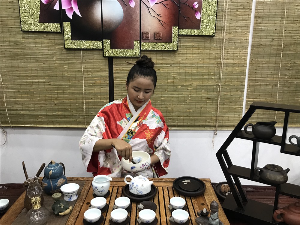 Không gian Trà đạo Nhật Bản. Ảnh: H.V.M