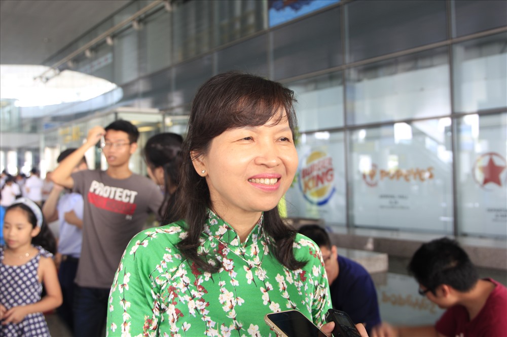 Bà Nguyễn Kim Thu vô cùng tự hào về cậu con trai của mình. Ảnh: Nguyễn Hà