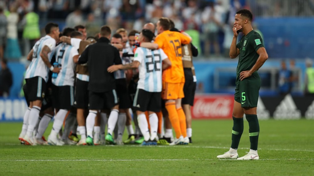 Nigeria chia tay World Cup 2018 sau trận thua Argentina ở lượt trận cuối bảng D. Ảnh: FIFA