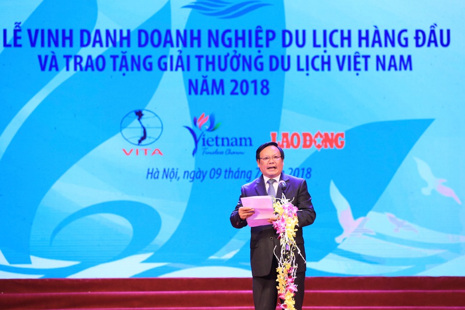 Ông Nguyễn Văn Tuấn – Tổng Cục trưởng Tổng Cục Du lịch Việt Nam - phát biểu khai mạc.