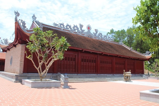 Đền thờ Ngã ba Đồng Lộc vừa khánh thành ngày 15.7.2018. Ảnh: Trần Tuấn