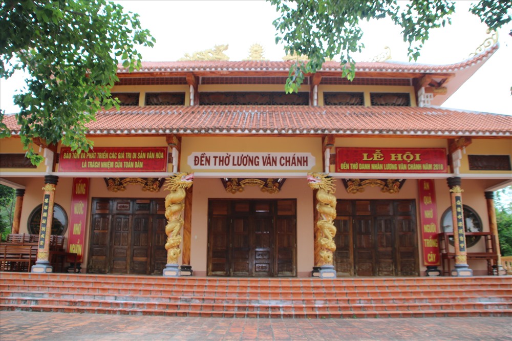 Đền thờ Lương Văn Chánh. Ảnh: P.Nhơn