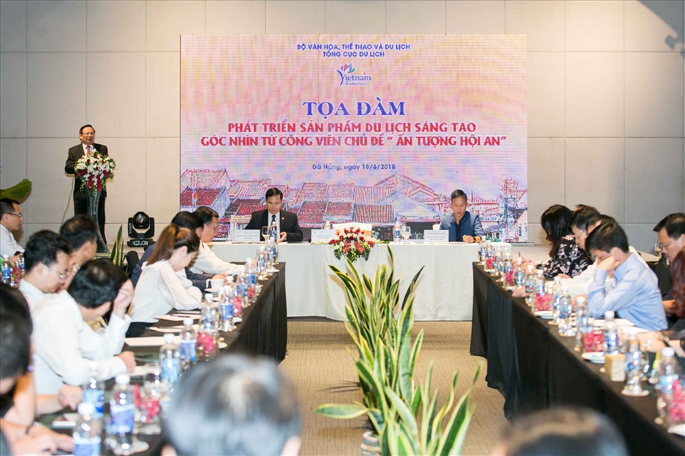 Tổng cục Du lịch tổ chức tọa đàm “Phát triển sản phẩm du lịch sáng tạo – Góc nhìn từ Công viên Ấn tượng Hội An”
