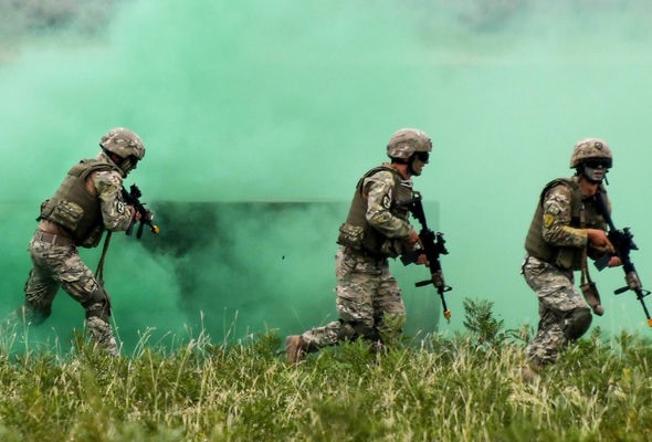 Hơn 3.000 binh sĩ NATO tham gia cuộc tập trận Đối tác cao quý. Ảnh: AFP/Getty Images