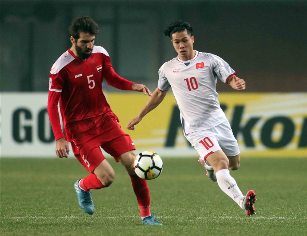 U23 Việt Nam và U23 Syria từng cầm hòa nhau với tỉ số 0-0 ở lượt trận cuối vòng bảng tại VCK U23 Châu Á 2018. Ảnh: Hữu Phạm