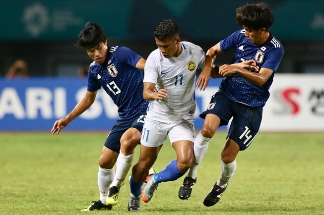 U23 Malaysia thua u23 Nhật Bản vì quả phạt đền cuối trận.
