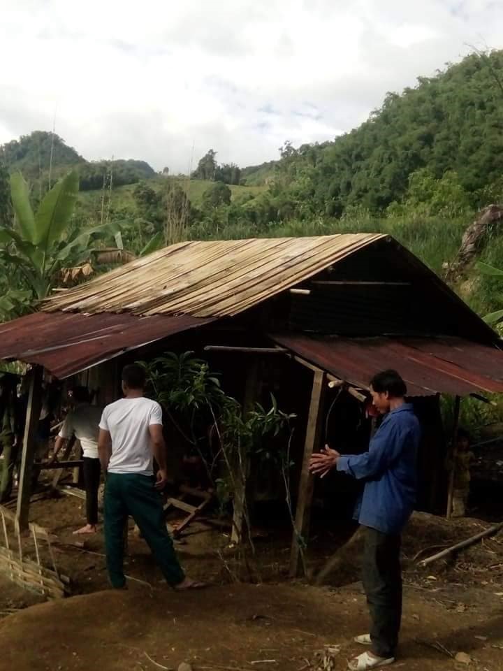 Lán trại - nơi xảy ra vụ ngộ độc rượu ở huyện Nam Trà My.