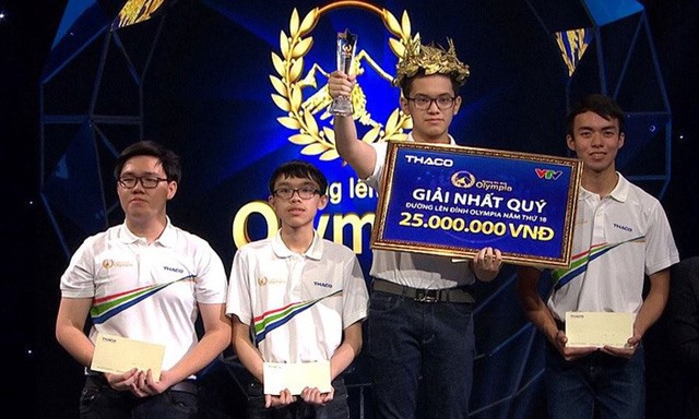 Nguyễn Hoàng Cường – nam sinh trường THPT Hòn Gai đã giành chiến thắng thuyết phục trong cuộc thi Quý III.