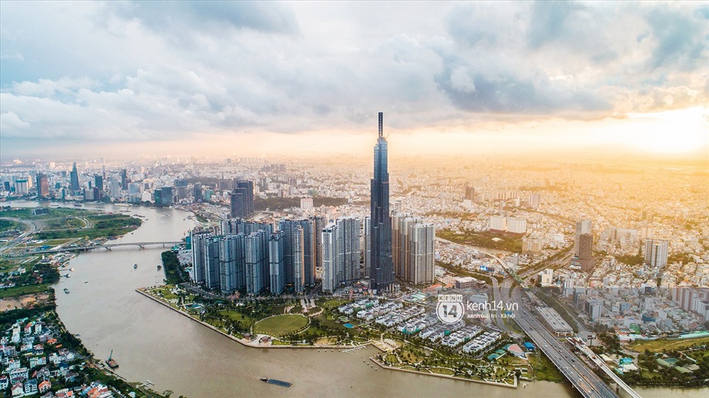 Thành phố Hồ Chí Minh nhìn từ trên cao. Ảnh: Kênh 14