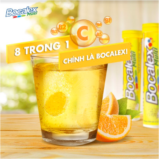 Bocalex cung cấp 8 loại vitamin thiết yếu